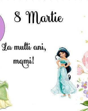 Magnet 8 Martie personalizat