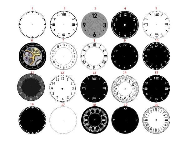 TENIS-ceas de perete (personalizabil)