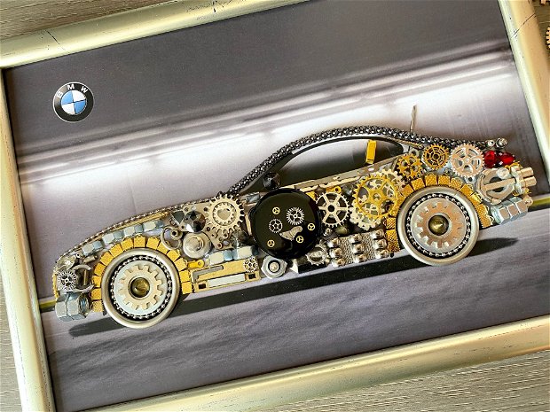 Masina model BMW Cod M 617・Cadouri masini・Colaj auto de colecție・Decoratiune birou