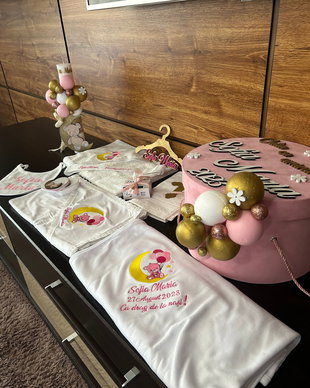 Trusou botez fetita ursuleti personalizat