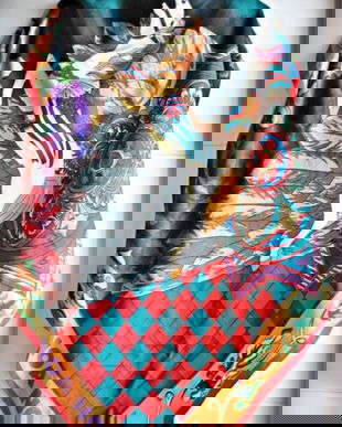 FABULOASA ESARFA/SAL NOA NOA BY OTTO KERN 100/100 CM DE COLECTIE