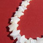 Sidef alb steluta aprox 3.5-4x12x13mm