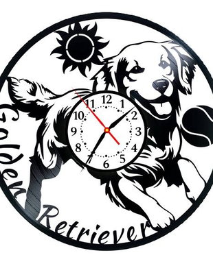 GOLDEN RETRIEVER-ceas de perete