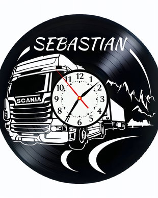 SCANIA-ceas de perete (personalizabil)