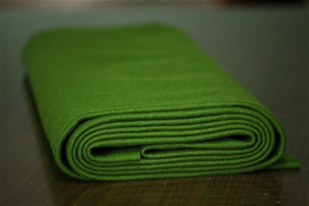 Fetru din lana -50x140cm- verde iarba- 1.1.1.358