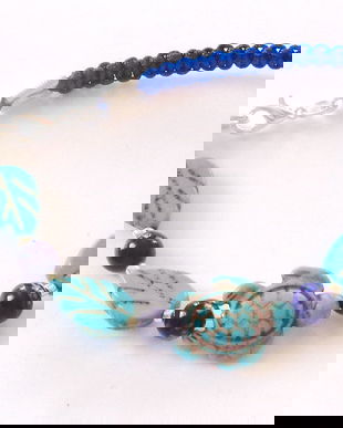 Bratara turcoaz si lapis