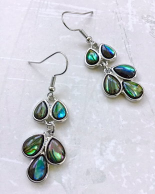 Cercei lungi Paua Shell