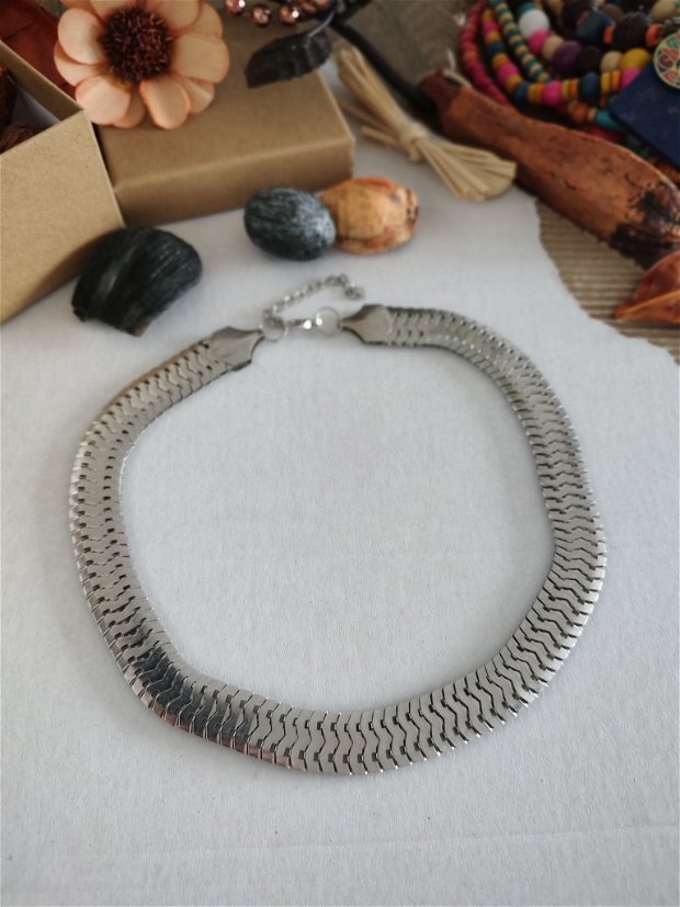 Colier Silver Snake