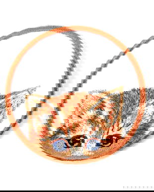 Suport pahare cu pisica