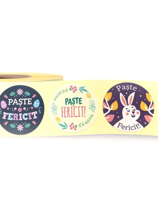 Etichete autoadezive "Paste Fericit"