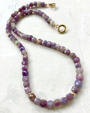 Colier CHOKER Turmalina violet