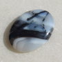Cabochon opal dendritic aprox 4.8x19x26.5 mm