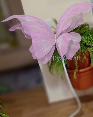 Fluture gigant  mătase naturală  70 cm