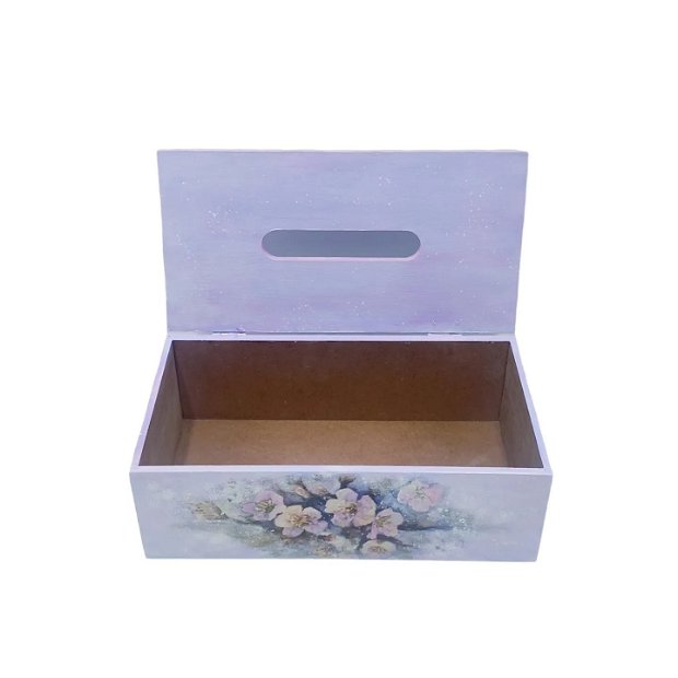 Cutie pentru servetele design cu flori de mar