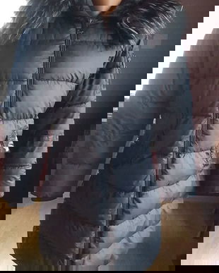 HAINA LUNGA MATLASATA,GLUGA CU BLANA,MARIME L/XL