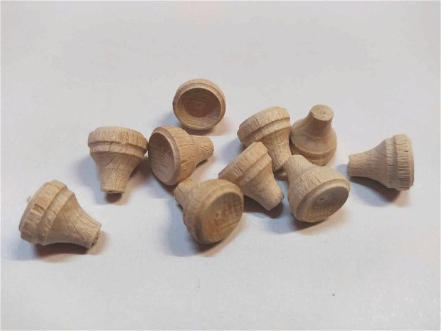 Butoni din lemn pt. mobila 1.2 cm, 10buc/set- 25139