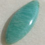 Cabochon amazonit rusesc taietura marquise aprox 4x12x35 mm