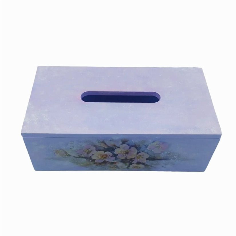 Cutie pentru servetele design cu flori de cires