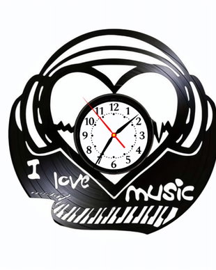ILOVE MUSIC-ceas de perete