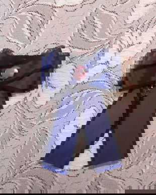 Brosa statement navy blue