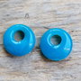 Agate albastre, donut, 18 mm (2 buc)