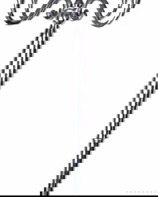 Candelabru din aluminiu cu cinci brate