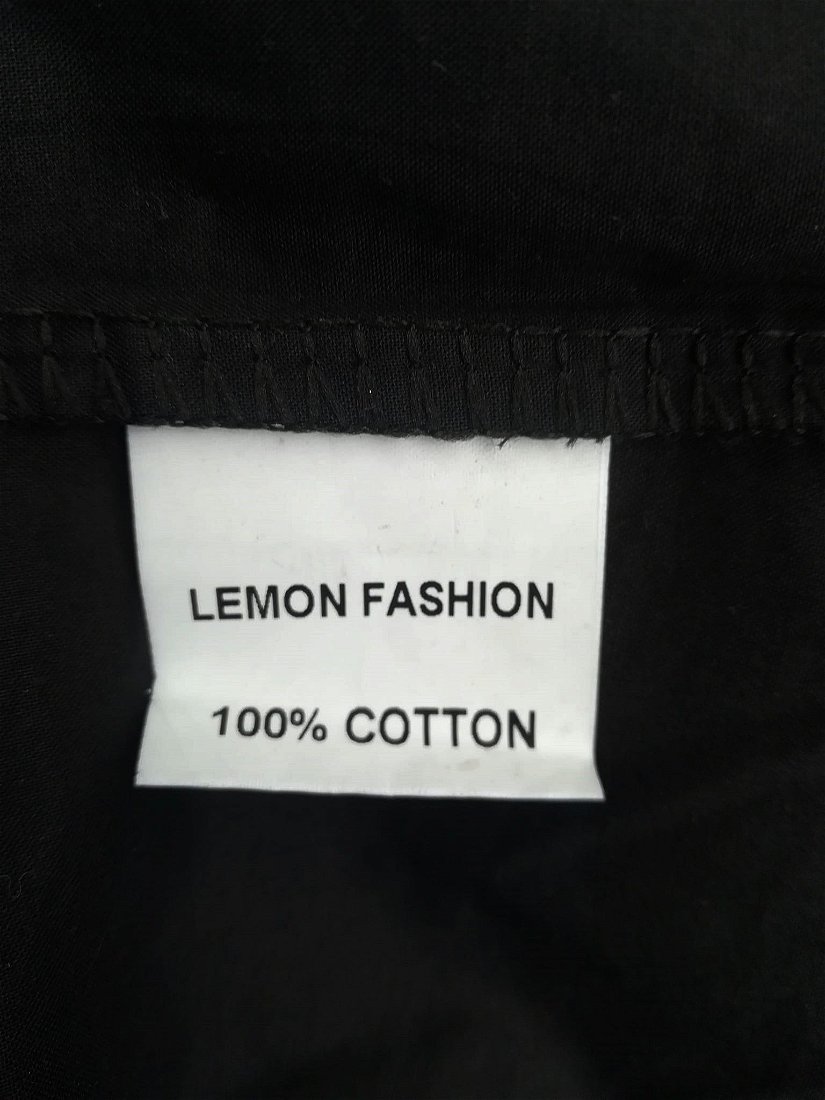 bluza neagra bumbac brodata  tip ie , Lemon Fashion , L