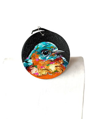 Pandantiv "Blue Robin" - Birds Collection