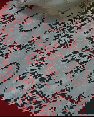 Napron broderie si decupaje 80cm