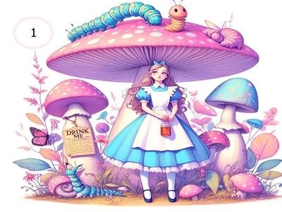 Semn de carte Alice in tara minunilor