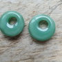 Aventurin donut, 18 mm (2 buc)