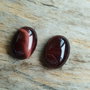 Cabochon ochi de taur, 16x12 mm (2 buc)