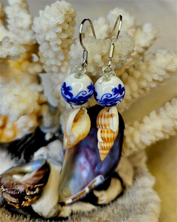 Cercei Seashell Blue SSB1