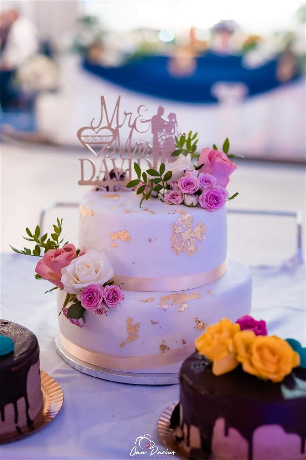 Cake topper nunta