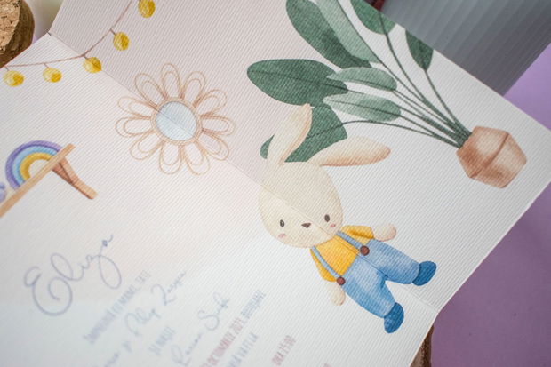 Invitatie botez | Bunny Nest