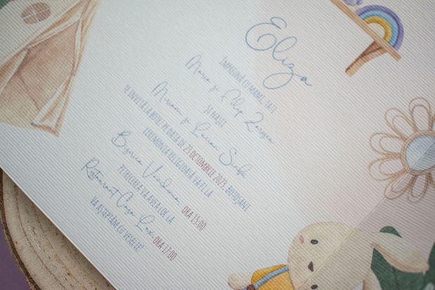 Invitatie botez | Bunny Nest