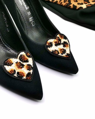 Accesorii pantofi - Inima de Leopard