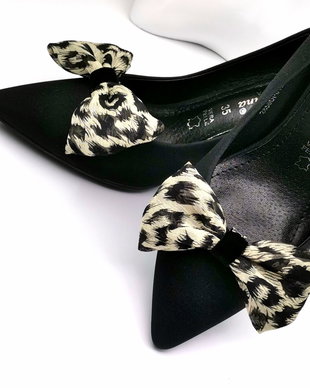 Accesorii pantofi - Fundiță Animal Print