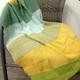 Paturica pentru copii tricotata din bumbac verde
