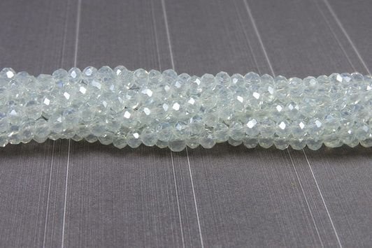 Cristale din sticla, rondelle, 2.5x2 mm, electroplacate, transparente-A034-J-A04