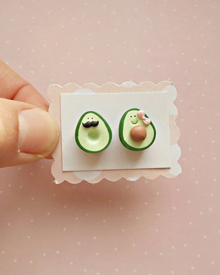 Cercei avocado