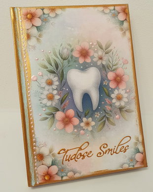 Agenda nedatata personalizata, format A5, cadou Medic Stomatolog, dentist