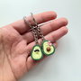 Set brelocuri avocado