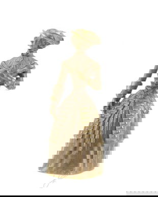 Clopot de masa cu o tanara nobila