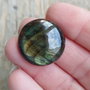 Cabochon labradorit, 25 mm