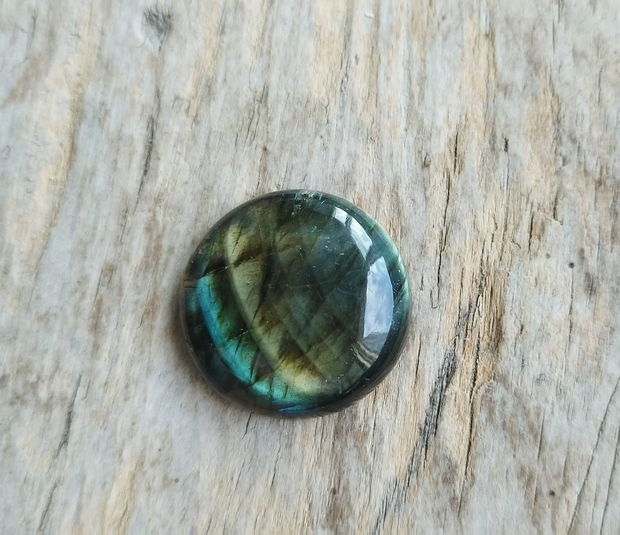 Cabochon labradorit, 25 mm