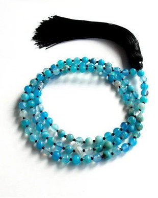 Colier Mala 108+1*Onix+Agate*Meditatie si rugaciune