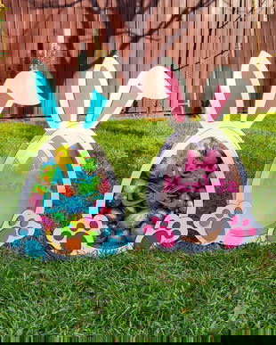 Iepuras personalizat de Paste cadou copii gol