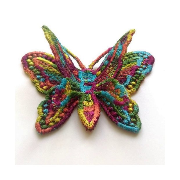 Brosa fluture dublu multicolor