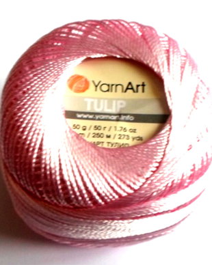 Bobina Yarn Art Tulip roz deschis